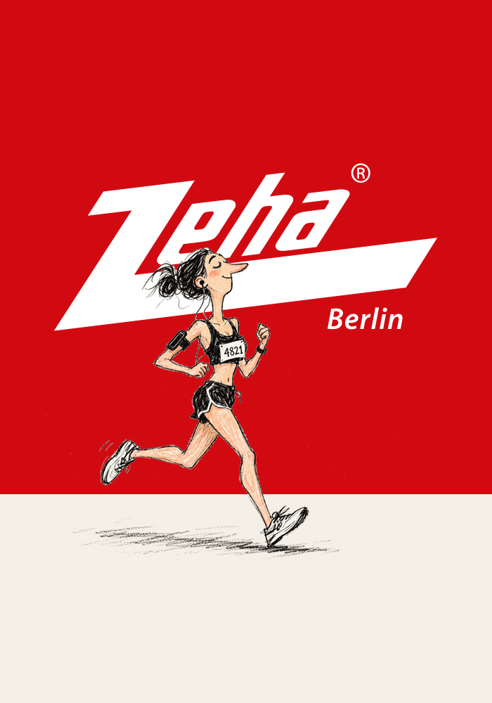 ZEHA Berlin grüßt die Marathonläufer